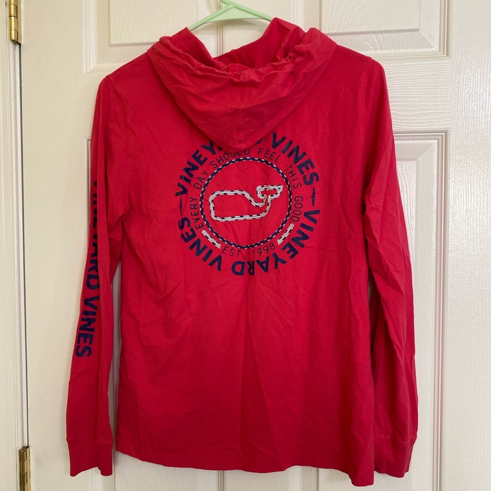 Vineyard Vines Hooded Long Sleeve Tee